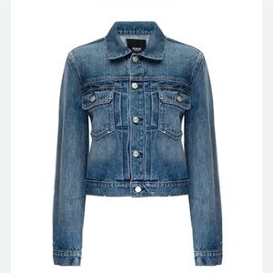 HUDSON Women's Shrunken Trucker Jacket NWT